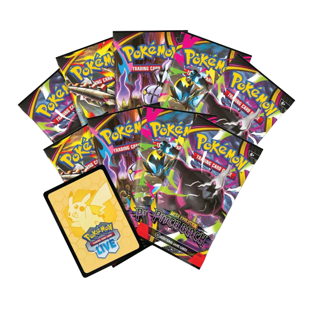 Pokémon TCG: Mega Evolution – Pitch Black Booster Bundle (6 Packs) | PRE-ORDER 17/07/2026