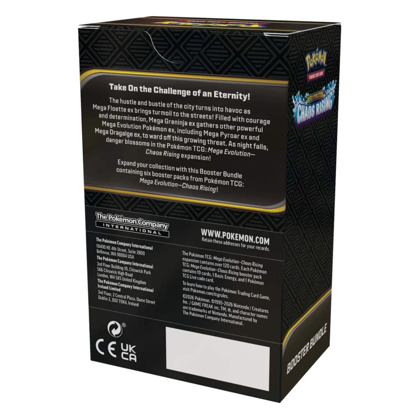 Pokémon TCG: Mega Evolution – Chaos Rising Booster Bundle (6 Packs)