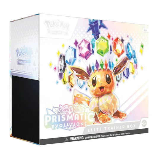 Pokémon TCG Prismatic Evolutions Costco Bundle – Elite Trainer Box + Booster Bundle