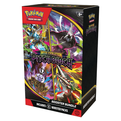 Pokémon TCG: Mega Evolution – Pitch Black Booster Bundle (6 Packs) | PRE-ORDER 17/07/2026