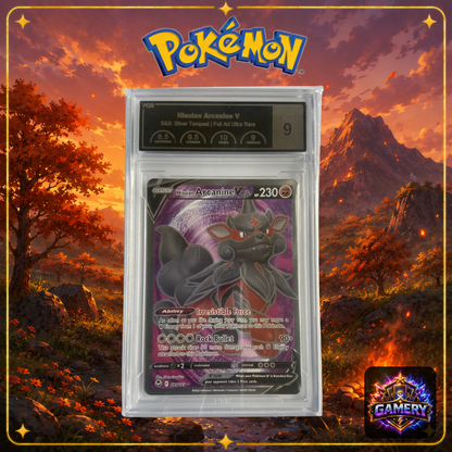 Pokemon Hisuian Arcanine 179/195 ENG PCG 9 Mint | Graded Pokemon Card