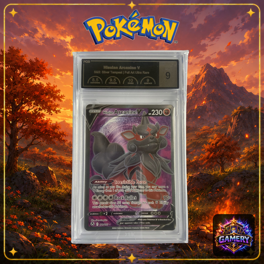 Pokemon Hisuian Arcanine 179/195 ENG PCG 9 Mint | Graded Pokemon Card