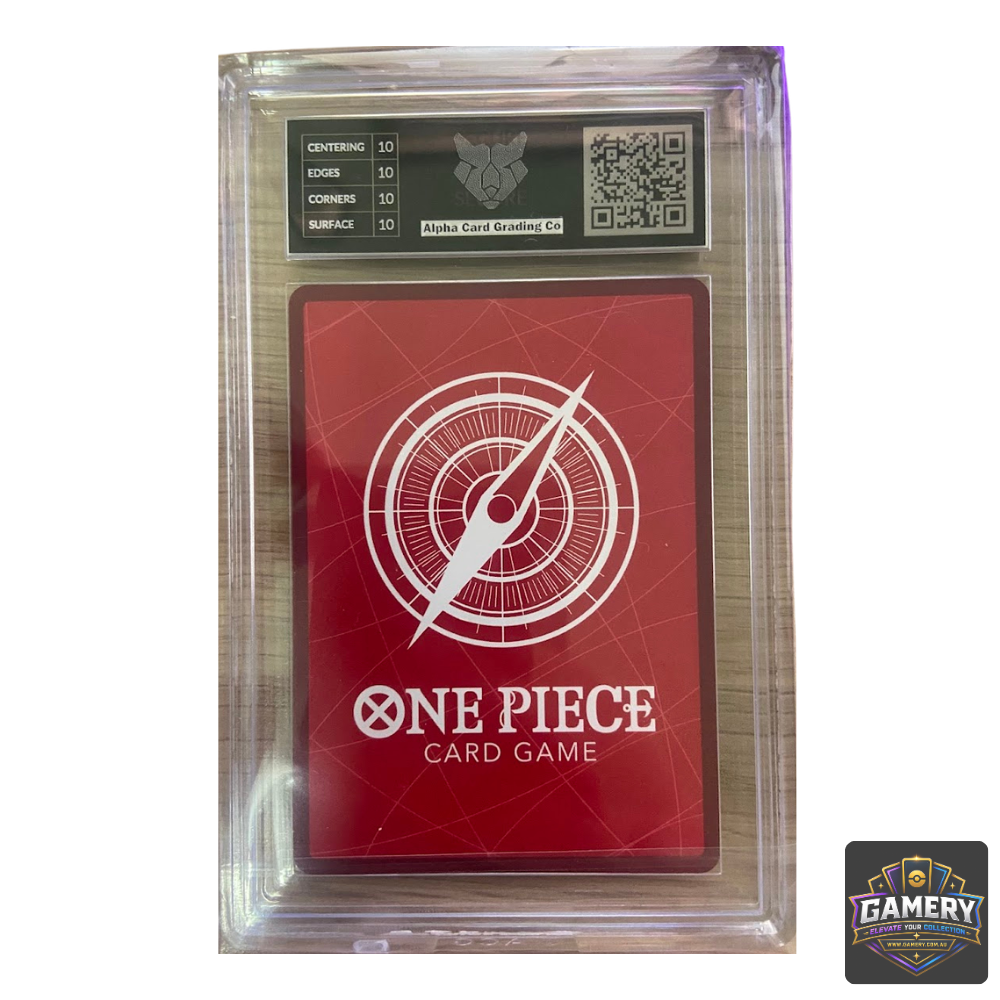 Lucy OP15-002 Alternate Art – Alpha Card Grading Pristine 10+ - Perfect Sub-Grading