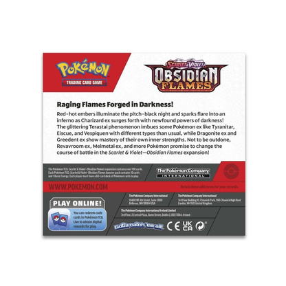 Pokemon TCG Scarlet & Violet Obsidian Flames Booster Display Box (36 Packs) Factory Sealed