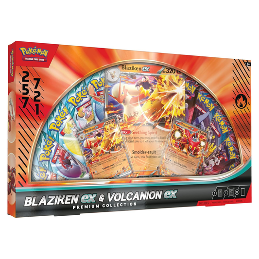 Pokémon TCG: Blaziken ex & Volcanion ex Premium Collection
