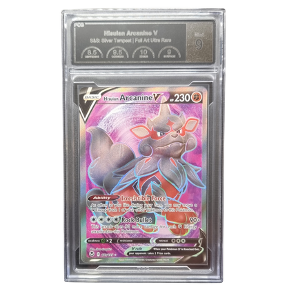 Hisuian Arcanine V 172/195 — Silver Tempest Full Art Ultra Rare | PCG 9