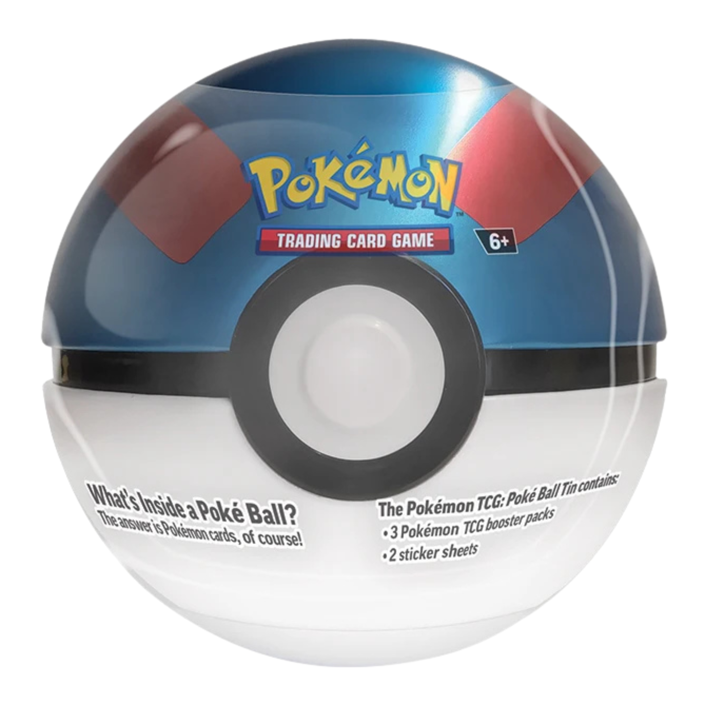 Pokémon TCG: Poké Ball Tin 2025 | Sealed (3 Booster Packs + Stickers)