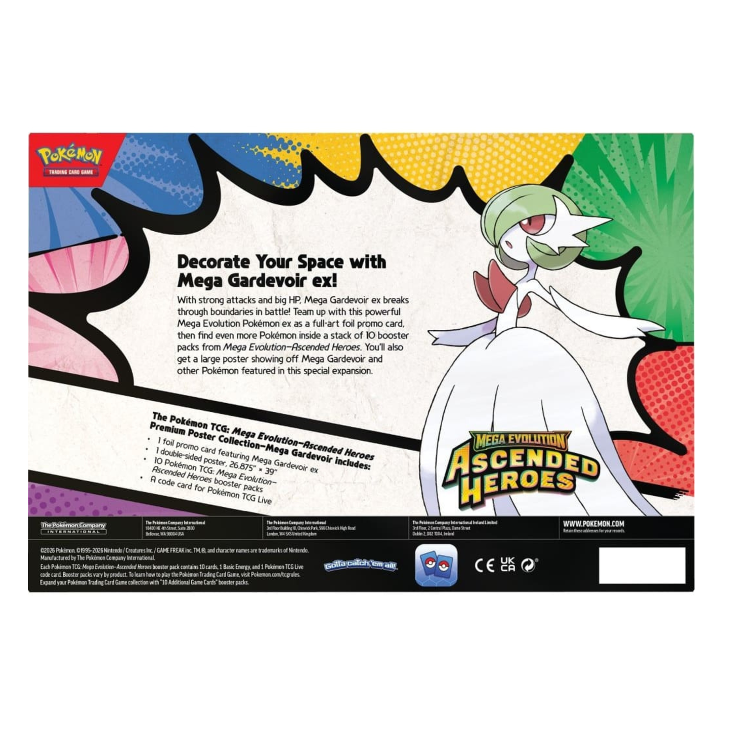 Pokémon TCG: Mega Evolution – Ascended Heroes Premium Poster Collection | Pre-Order