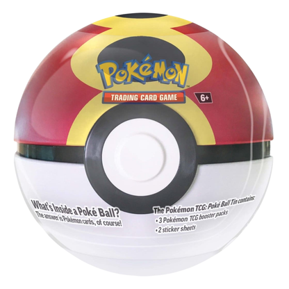 Pokémon TCG: Poké Ball Tin 2025 | Sealed (3 Booster Packs + Stickers)