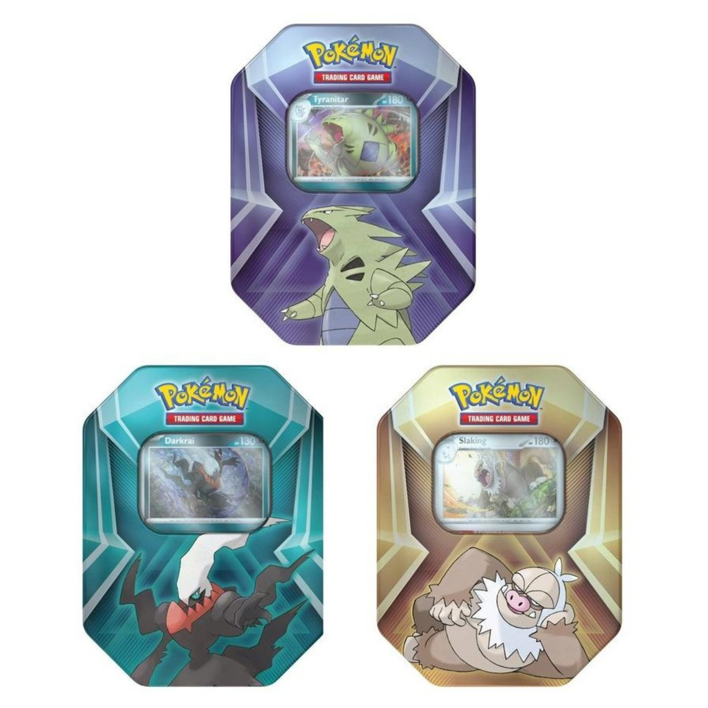 Pokémon TCG: Triple Whammy Collector Tin Art Set (3 Tins)