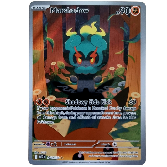 Marshadow 146/132 (Mega Evolutions) - Holo - NM (Raw)