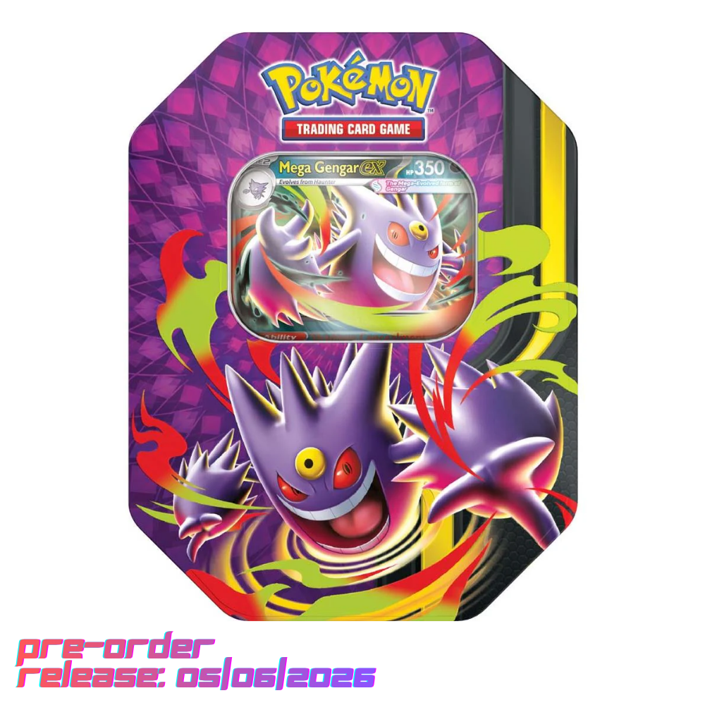 Pokémon TCG: Mega Moonlight Tin (Assorted) | PRE-ORDER 05/06/2026