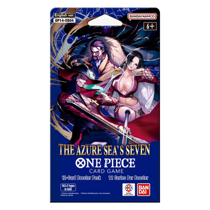 One Piece Card Game: The Azure Sea’s Seven [OP-14] Sleeved Booster Pack | English | Sealed