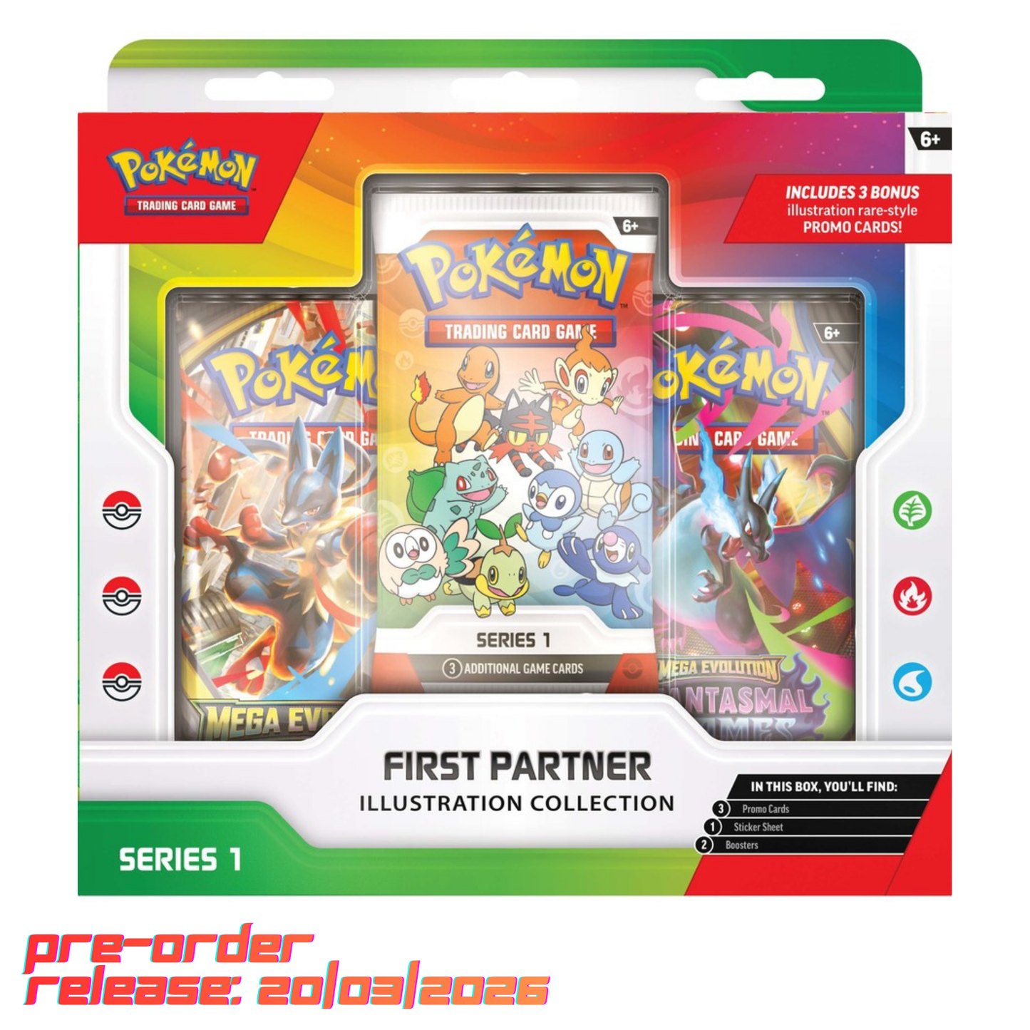 Pokémon TCG: First Partner Illustration Collection – Series 1 | Pre-Order