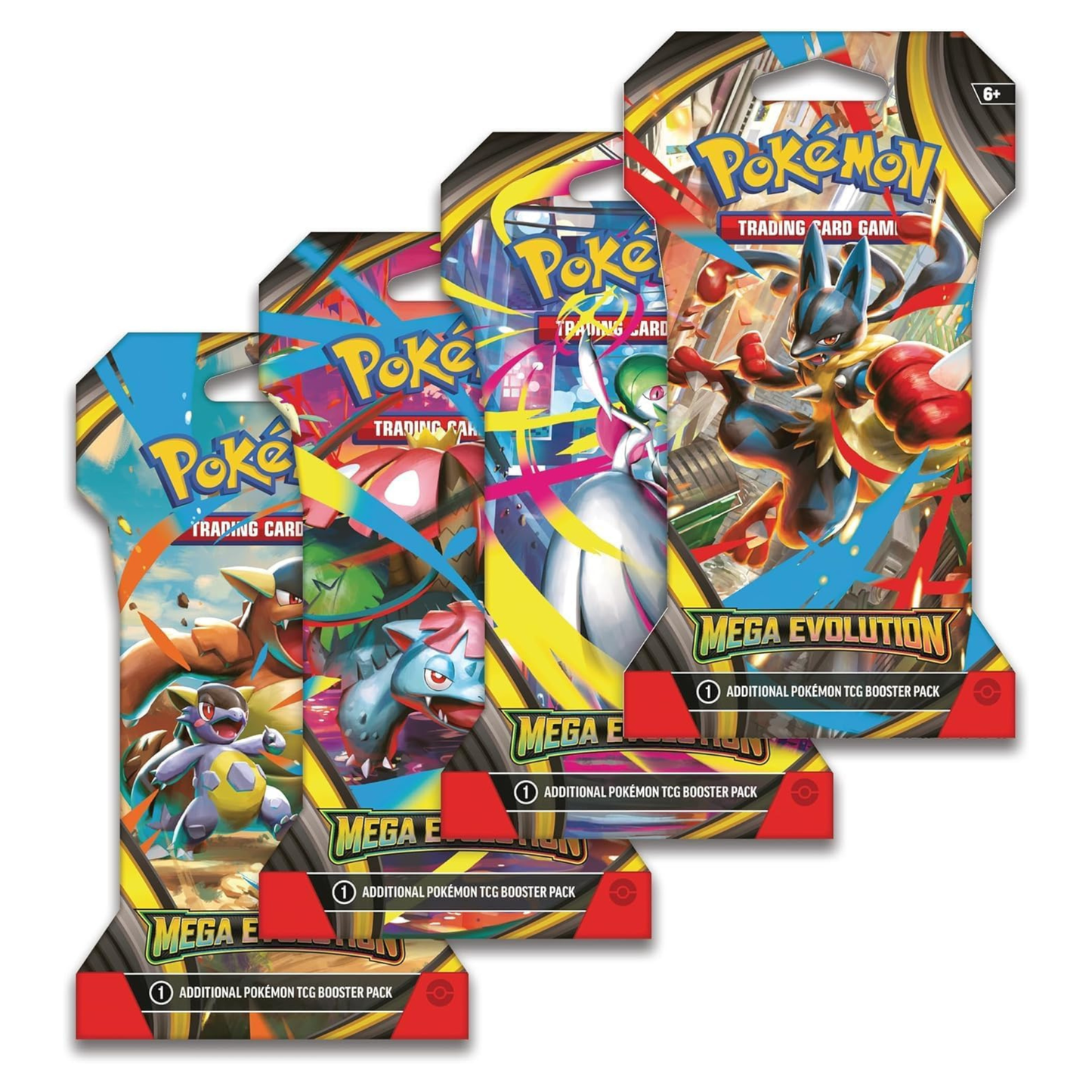 Pokémon TCG: Mega Evolution Sleeved Booster Pack (1 Pack)