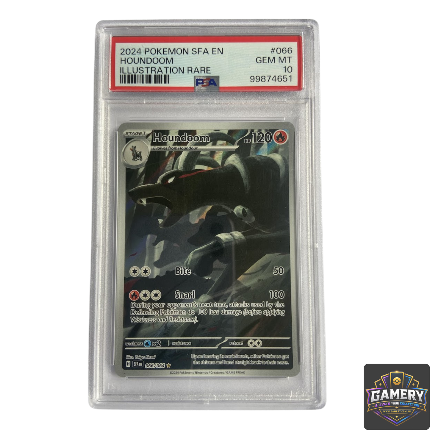 Houndoom 66/64 Illustration Rare PSA 10 | Graded Pokemon Card