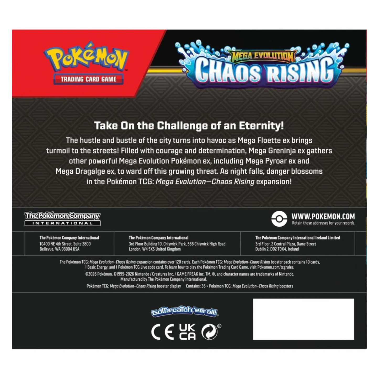 Pokémon TCG: Mega Evolution – Chaos Rising Elite Trainer Box (ETB)