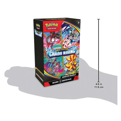 Pokémon TCG: Mega Evolution – Chaos Rising Booster Bundle (6 Packs)