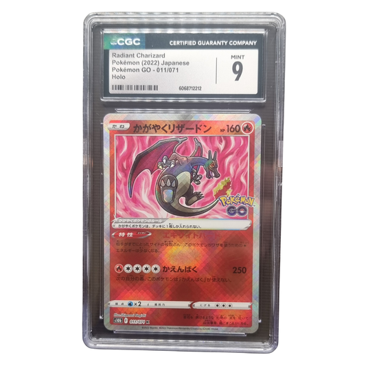 Radiant Charizard 011/071 — Pokémon GO (Japanese) | CGC 9