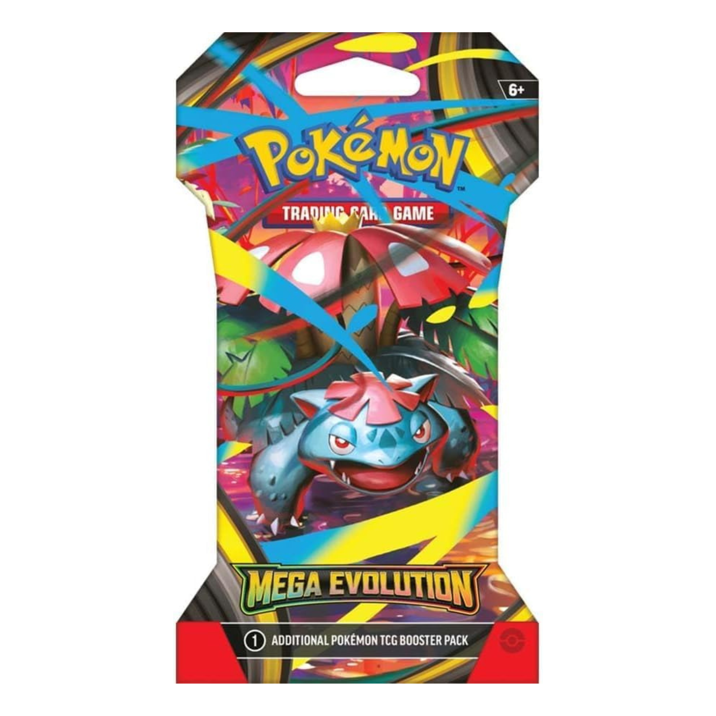 Pokémon TCG: Mega Evolution Sleeved Booster Pack (1 Pack)
