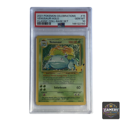 Venusaur 15/102 Celebrations Classic Collection PSA 10 2021 | Graded Pokemon Card