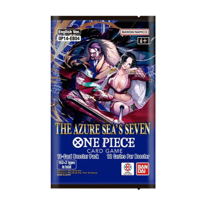One Piece Card Game: The Azure Sea’s Seven [OP-14] Sleeved Booster Pack | English | Sealed