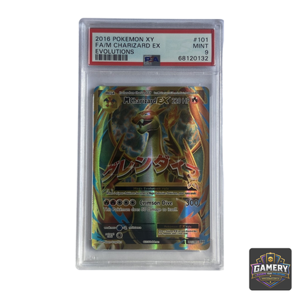 M Charizard EX 101/108 Evolutions PSA 9 | Graded Pokemon Card