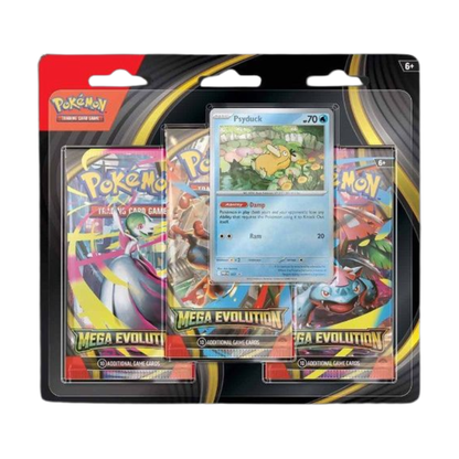Pokémon TCG: Mega Evolutions Psyduck Triple Pack (3 Packs)