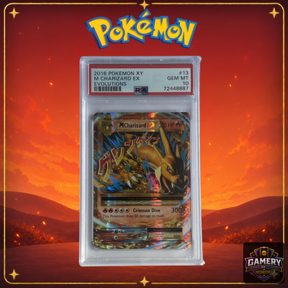 M Charizard EX 13/108 Evolutions PSA 10 | Graded Pokemon Card