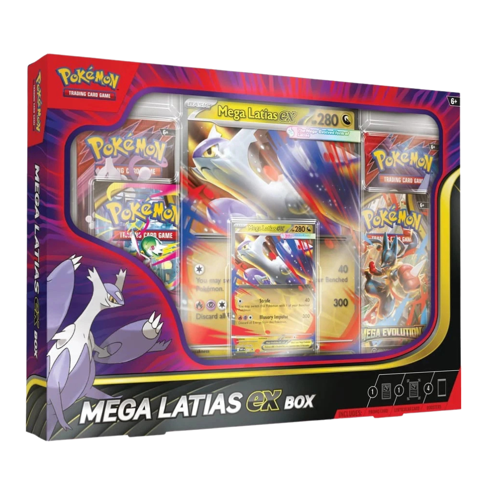 Pokémon TCG: Mega Latias EX Box (Sealed) | Promo + Jumbo + 4 Boosters
