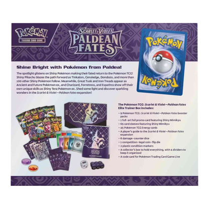 Pokémon TCG: Scarlet & Violet — Paldean Fates Elite Trainer Box (ETB)