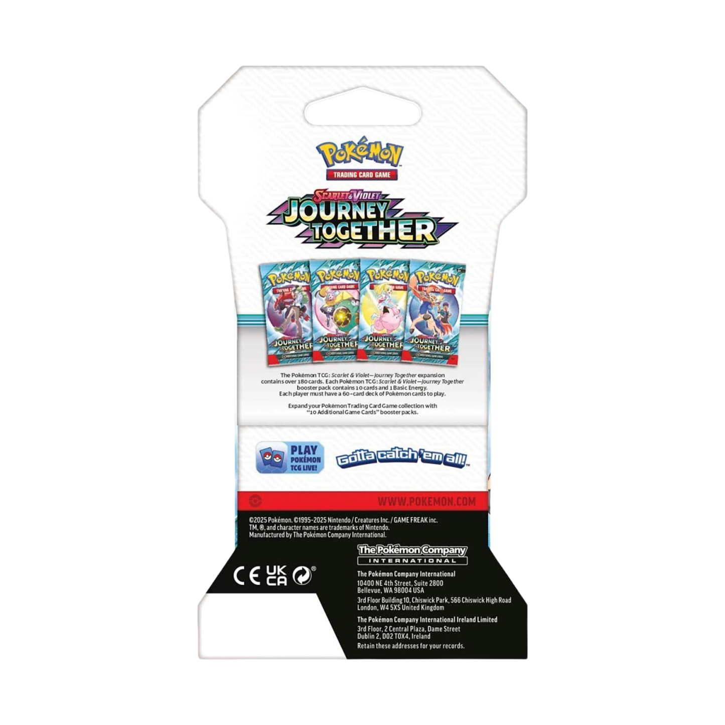 Pokémon TCG: Scarlet & Violet – Journey Together Sleeved Booster Pack (1 Pack)