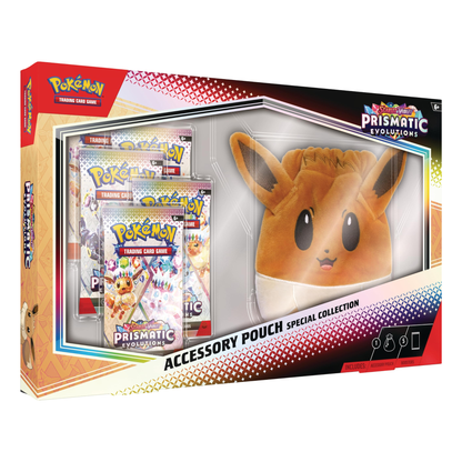 Pokémon TCG Scarlet & Violet Prismatic Evolutions Accessory Pouch Special Collection – Eevee