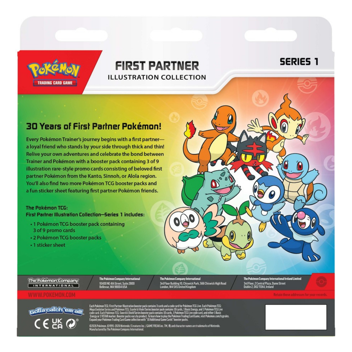 Pokémon TCG: First Partner Illustration Collection – Series 1 | Pre-Order