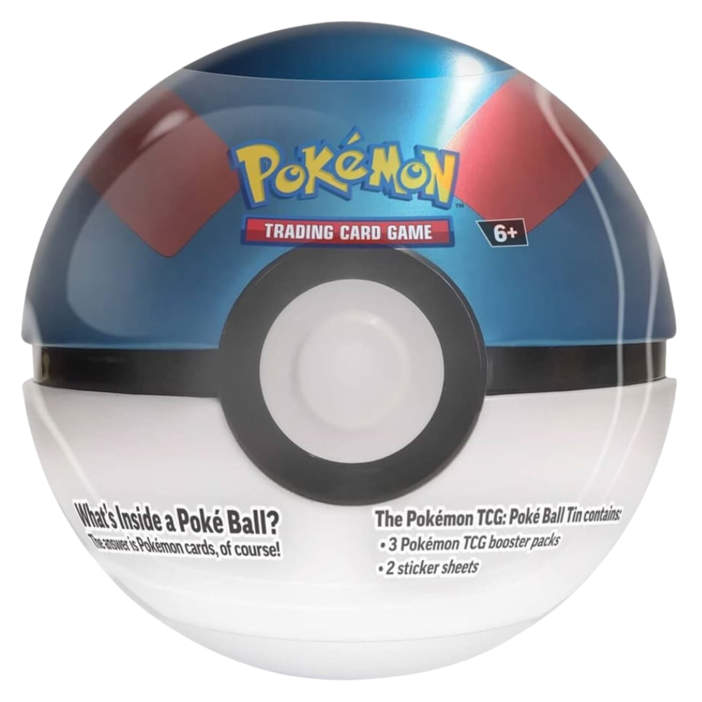 Pokémon TCG: Poké Ball Tin Set of 3 (Display Box) — Poké Ball + Great Ball + Ultra Ball (Q4 2024) | Sealed
