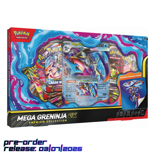 Pokémon TCG: Mega Greninja ex Premium Collection | PRE-ORDER 03/07/2026