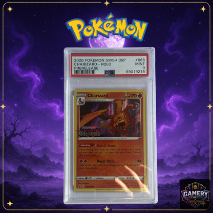 Charizard Holo SWSH066 Vivid Voltage Prerelease Promo PSA 9 | Graded Pokemon Card