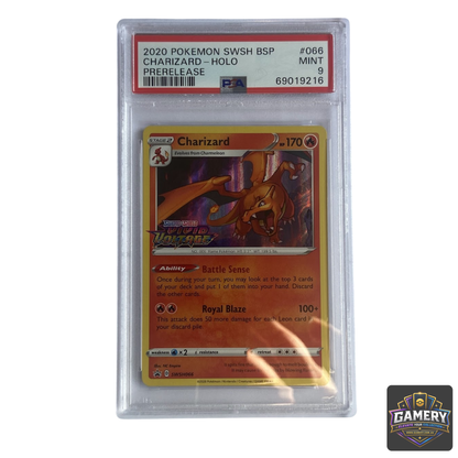 Charizard Holo SWSH066 Vivid Voltage Prerelease Promo PSA 9 | Graded Pokemon Card