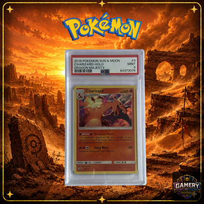 Charizard Holo 3/70 Dragon Majesty PSA 9 Mint | Graded Pokemon Card