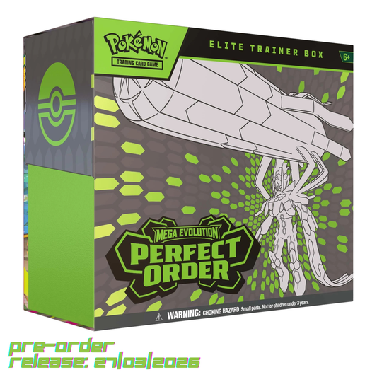 Pokémon TCG: Mega Evolution — Perfect Order Elite Trainer Box (Pre-Order)