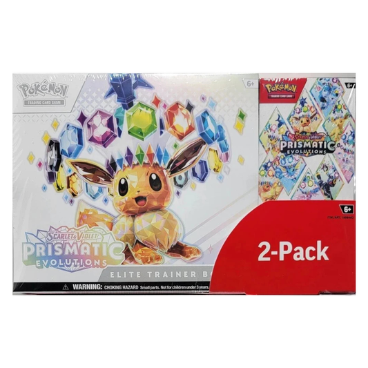 Pokémon TCG Prismatic Evolutions Costco Bundle – Elite Trainer Box + Booster Bundle