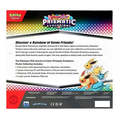 Pokémon TCG Scarlet & Violet 8.5 – Prismatic Evolutions Poster Collection