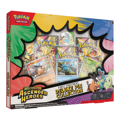 Pokémon TCG – Ascended Heroes First Partners Deluxe Pin Collection | Pre-Order