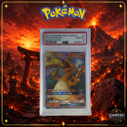 Charizard GX 9/68 Hidden Fates PSA 10 | Graded Pokemon Card