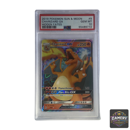 Charizard GX 9/68 Hidden Fates PSA 10 | Graded Pokemon Card