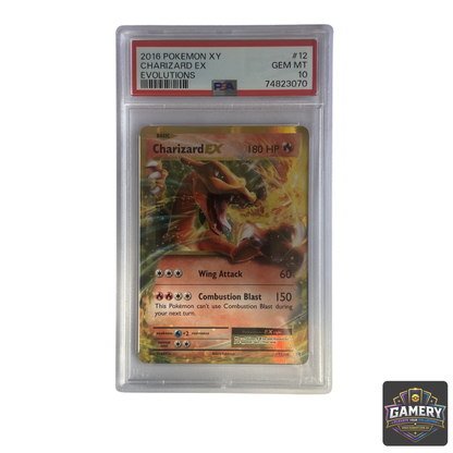 Charizard EX 12/108 XY Evolutions PSA 10 | Graded Pokemon Card