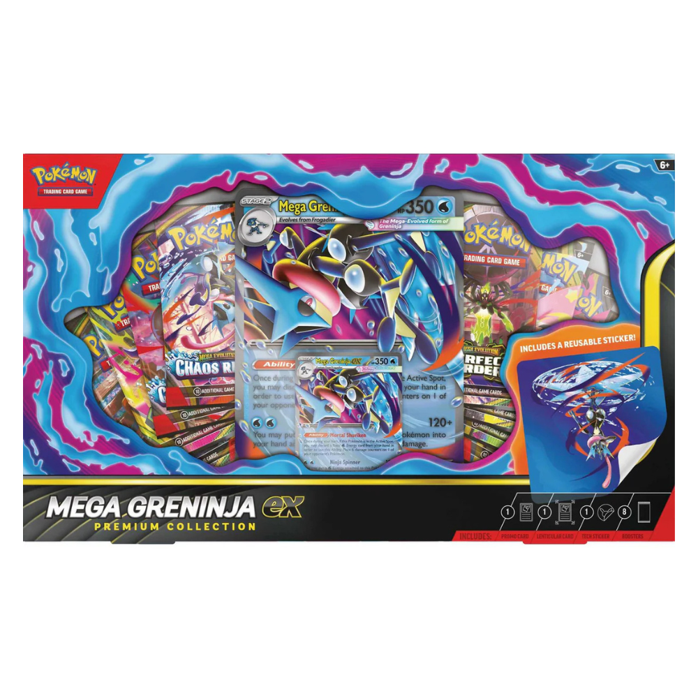 Pokémon TCG: Mega Greninja ex Premium Collection | PRE-ORDER 03/07/2026