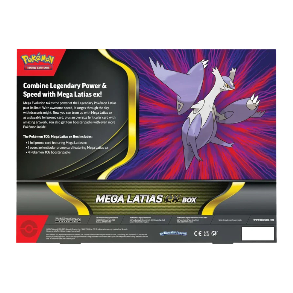 Pokémon TCG: Mega Latias EX Box (Sealed) | Promo + Jumbo + 4 Boosters
