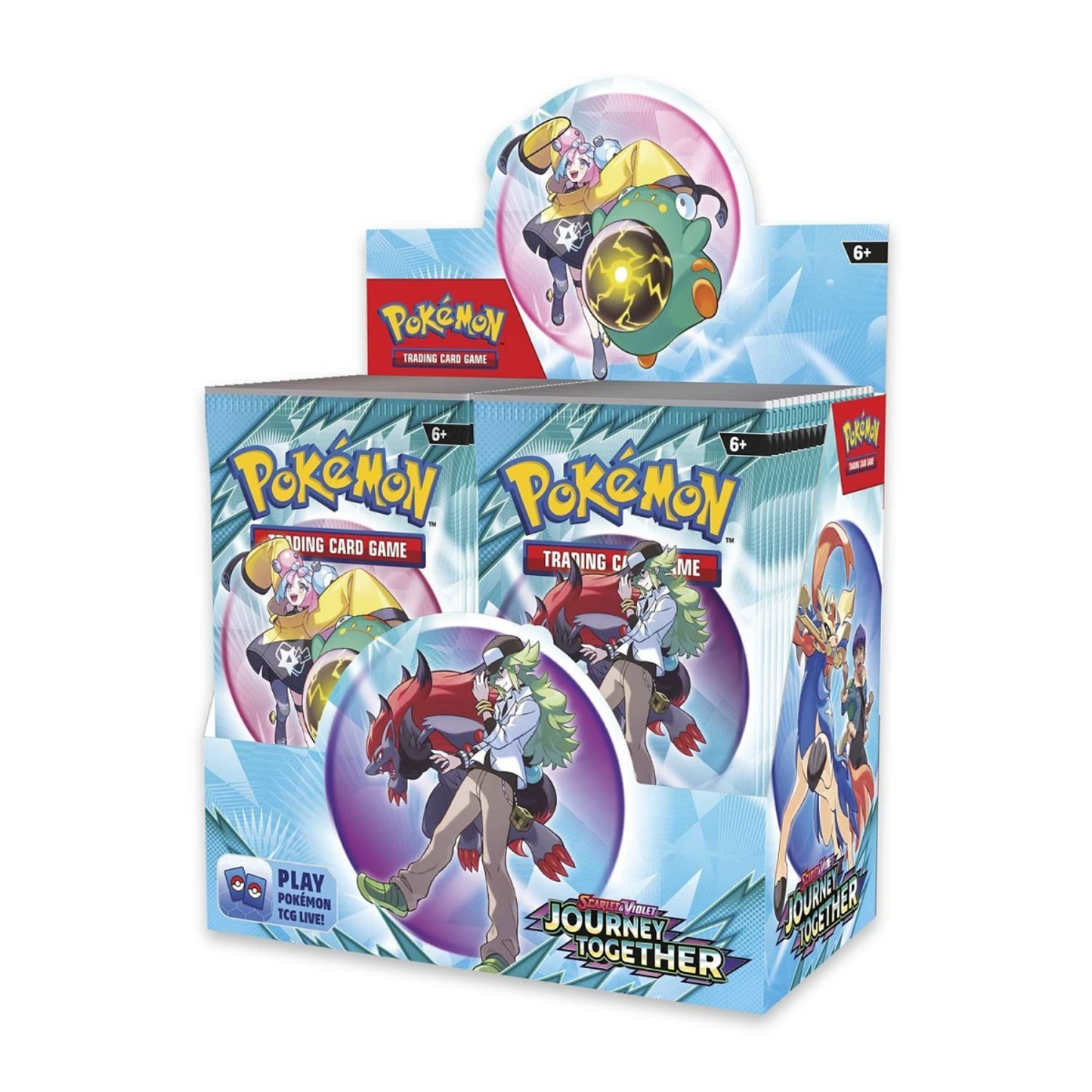 Pokemon TCG Scarlet & Violet Journey Together Enhanced Booster Display Box (36 Packs + N’s Reshiram Promo) Sealed