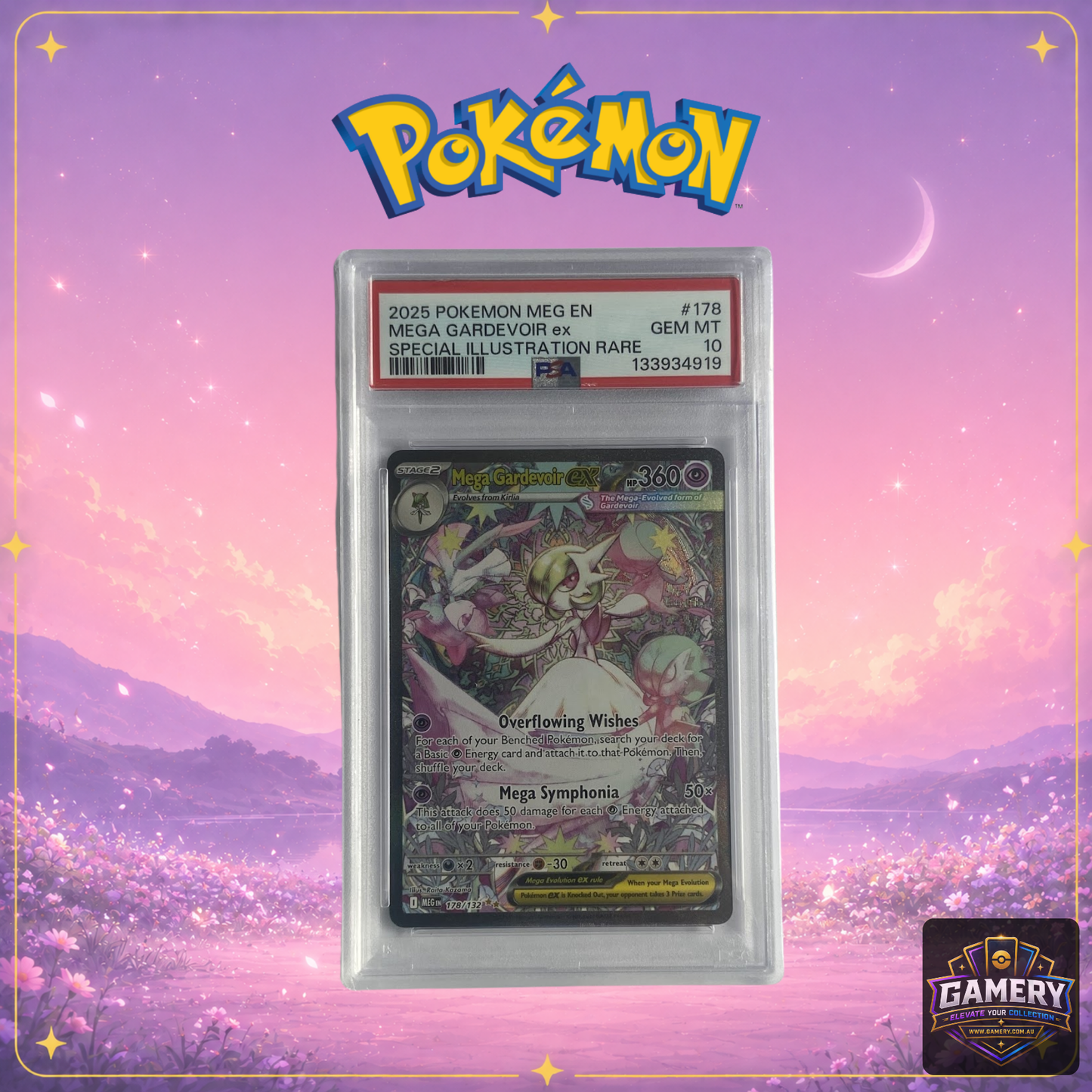Gardevoir ex 178/132 PSA 10 Gem Mint | Graded Pokemon Card